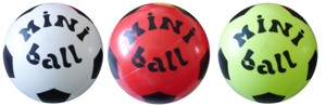 ACRA Míč potištěný MINI BALL - 140 mm průměr Mondo