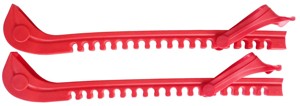 ACRA H526-CRV Chrániče bruslí plastové červené - 1