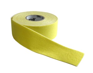 ACRA Kinezio tape 2,5 cm x 5 m žlutý D71