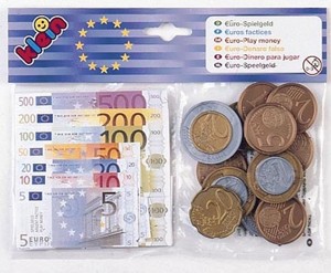 KLEIN - Euro bankovky a mince