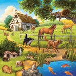 PUZZLE Ravensburger - Domácí zvířata 3x49 dílků