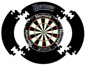 Harrows 4 dílný kruh kolem terče Surround - černý