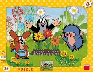 PUZZLE Krteček zahradník 12D