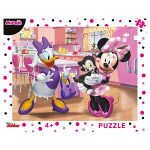 PUZZLE WD Růžová Minnie 40D deskové