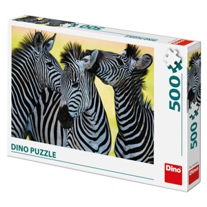 PUZZLE Tři zebry 500 dílků