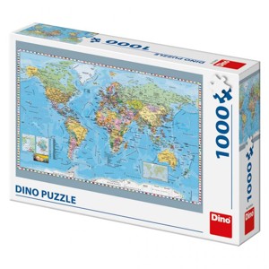 PUZZLE Politická mapa světa 1000 dílků