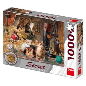 PUZZLE Kočičky 1000 dílků secret collection