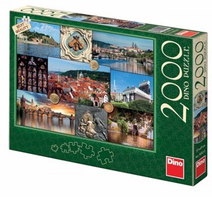 PUZZLE Pohledy na Prahu 2000 dílků