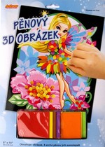 Výtvarné sady - Pěnový 3D obrázek - Víla