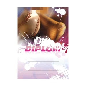 Sabe diplom A4 baseball