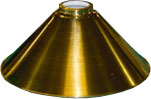 Náhradní širma na kulečníkovou lampu - zlatá