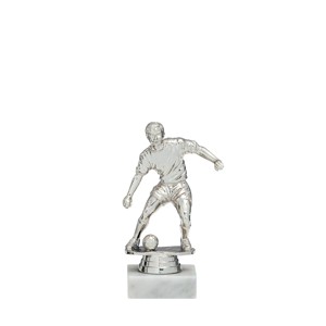 Figurky Fotbalista - stříbrný