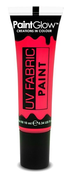 Barvy na textil UV neon 13 ml - červená (Neon red)