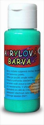 Akrylová barva 60ml- zelená