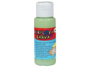 Akrylová barva 60ml - světle zelená (brilliant gre