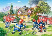 Puzzle CASTORLAND - 40 MAXI Hasiči