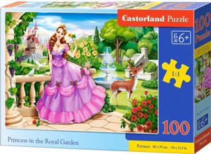Puzzle Castorland 100 dílků premium - Princezna v 