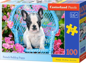 Puzzle Castorland 100 dílků premium - Štěně Franco