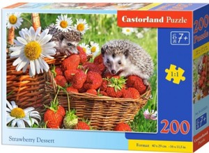 Puzzle Castorland 200 dílků premium - Ježci v jaho