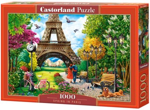 Puzzle Castorland 1000 dílků - Procházka v Paříži