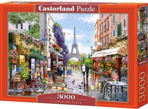 Puzzle Castorland 3000 dílků - Květinová Paříž