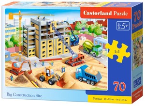 Puzzle Castorland 70 dílků premium - Velké staveni