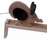 Dřevěné hračky - Myš s dráhou