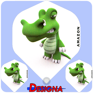 DESIGNA LETKY AMAZON 3D LIFE CROCODILE F1602