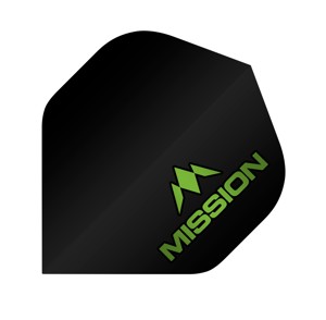 MISSION LETKY LOGO - BLACK/GREEN F2505