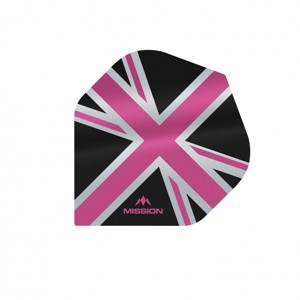 MISSION LETKY ALLIANCE UNION JACK - BLACK / PINK F