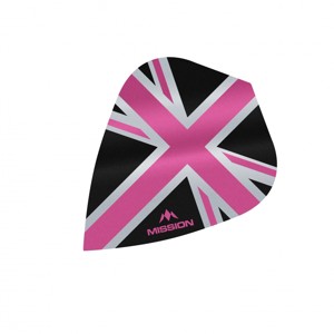 MISSION LETKY ALLIANCE UNION JACK - BLACK / PINK F