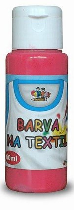 Barva na textil 60 ml - červená
