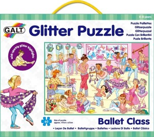DĚTSKÉ Galt - Třpytivé puzzle - Baletní třída