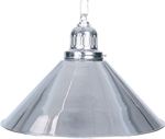 Kulečníková lampa stříbrná + 1 širm stříbrná 