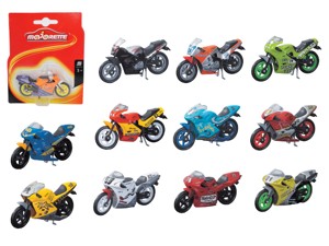 Motocykl Fantasy 6,5 cm, 12 druhů