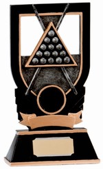 Trofej kulečník - tága + koule RF0092