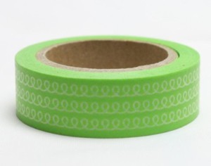 Dekorační lepicí páska - WASHI pásky-1ks pletení v