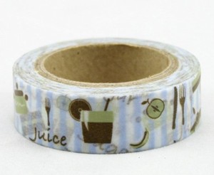 Dekorační lepicí páska - WASHI tape-1ks JUICE