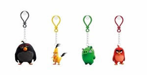 Angry Birds: 3D figurka 4-4,8 cm s nylon přívěskem