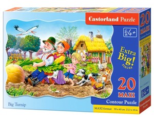 Puzzle Castorland MAXI 20 dílků - O veliké řepě