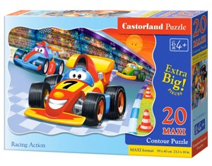 Puzzle CASTORLAND - 20 MAXI Závod formulí