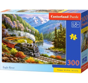 Puzzle CASTORLAND 300 - Vlak Eagle River