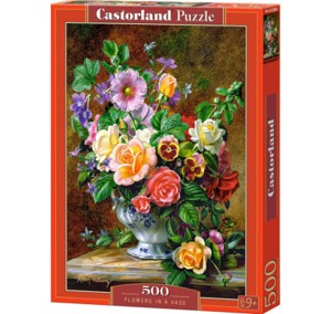Puzzle CASTORLAND 500 - Váza květin