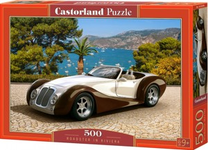Puzzle CASTORLAND 500 - Auto Roadster na Rivieře