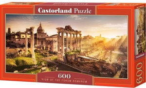 Puzzle CASTORLAND 600 PANORAMA Výhled na římské...