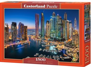 Puzzle 1500 - CASTORLAND Mrakodrapy v Dubaji
