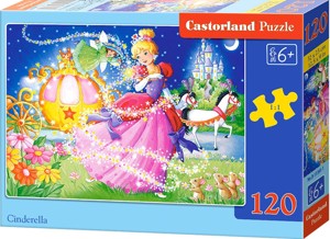 Puzzle CASTORLAND 120 dílků- Popelka 2018