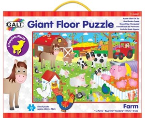 DĚTSKÉ Galt Velké podlahové puzzle Na farmě AKCE