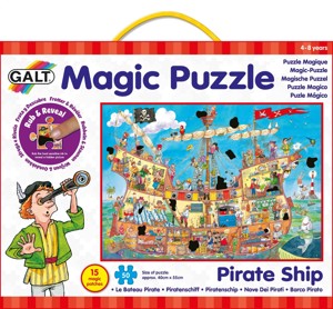 DĚTSKÉ Galt - Magické puzzle – pirátská loď 2*