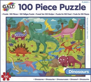 PUZZLE Galt -  100 Puzzle v krabici - Dinosauři   